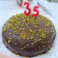 Tarta de chocolate at La Siria in Malaga