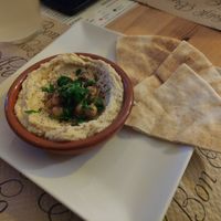 Hummus at La Siria in Malaga