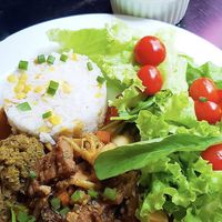 Dish of the day at Vegan's 2Go Savassi in Belo Horizonte