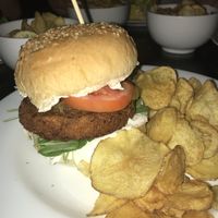 Burger de grão de bico  at Vegan's 2Go Savassi in Belo Horizonte