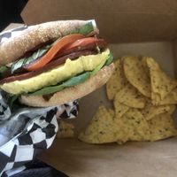 Vegan with just egg at Milk Organics in Vista