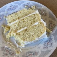 Lemon cake - delicious!  at Thrive Diner in Pittsfield