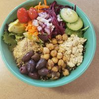 Mediterranean bowl at Thrive Diner in Pittsfield