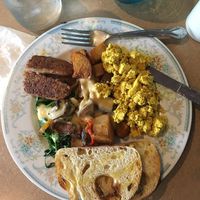 Breakfast plate at Thrive Diner in Pittsfield
