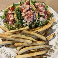 Tacos & fries  at Thrive Diner in Pittsfield
