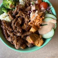Barbecue Buddha bowl  at Thrive Diner in Pittsfield