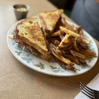 Rueben with fries   at Thrive Diner in Pittsfield