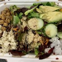 Mediterranean Buddha Bowl at Thrive Diner in Pittsfield