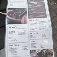 Menu December 2022  at Kareem's in Naples