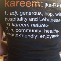 Vegan friendly at Kareem's in Naples