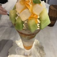 Melon parfait  at Wired Bonbon in Tokyo