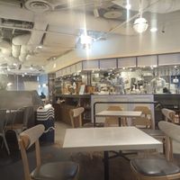 Inside seating at Wired Bonbon in Tokyo