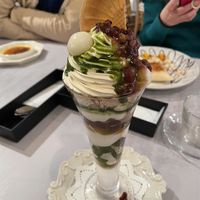 Maccha Azuki parfait   at Wired Bonbon in Tokyo