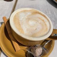 Almond cappuccino  at Wired Bonbon in Tokyo