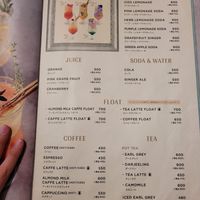 Menu 09.05.23  at Wired Bonbon in Tokyo