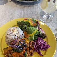 Soy meat and vegan curry at Wired Bonbon in Tokyo