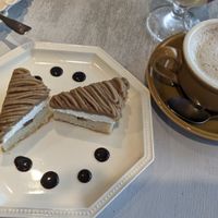 Mint blanc and almond milk cappuccino at Wired Bonbon in Tokyo