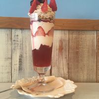 Strawberry Cream Parfait at Wired Bonbon in Tokyo