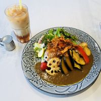 ヴィーガン野菜カレー♡ at Wired Bonbon in Tokyo