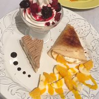 Vegan dessert plate  at Wired Bonbon in Tokyo