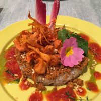 Okinawa taco rice at Wired Bonbon in Tokyo