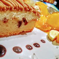 Deserts plate at Wired Bonbon in Tokyo