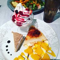 Vegan sweet plate  at Wired Bonbon in Tokyo
