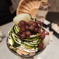 Green tea at Wired Bonbon in Tokyo