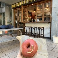 Strawberry lemonade donut at Good Town Doughnuts in Tokyo