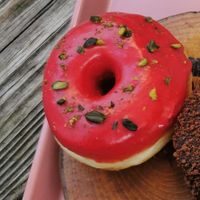 Rapsberry Pistachio Donut at The Little Bakery in Tokyo