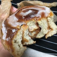 Vegan cinnamon roll at The Little Bakery in Tokyo