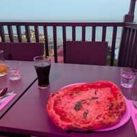 Vegan pizza with a view 💚 at Posillipo - Broadstairs in Broadstairs
