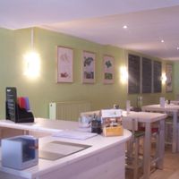 Cafe interior at Unlimited Health in Amsterdam