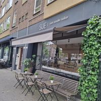 Outside at SUE Bakery in Rotterdam