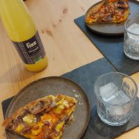 Tarte végane /vegan pie (amazing!) at Plantigrade in Rennes