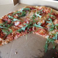 Vegan veggie pizza at New York Pizza in Limmen