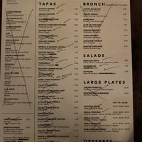 Personalized vegan menu  at Barcelona Wine Bar in Brookline