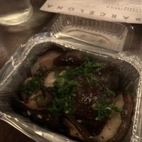 Martha’s Vineyard Shiitakes to go! at Barcelona Wine Bar in Brookline