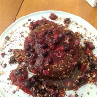 Vegan pancakes at Ross Como en Casa in Reus