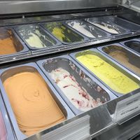 So many interesting flavors! at Divine Dips Ice Creme in Los Angeles