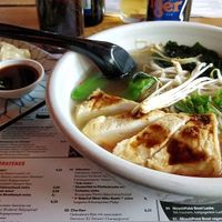 Vegan ramen and dumplings at MoschMosch - Goetheplatz in Frankfurt