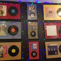 Records at Luna's Kitchen in Beirut