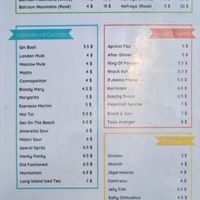 Menu2 at Luna's Kitchen in Beirut