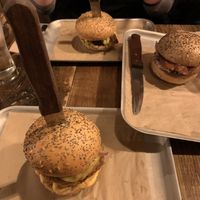 Lightening Jack burger  at BrewDog - Lothian Rd in Edinburgh