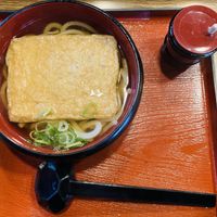 Kitsune udon   at Mizuya Chaya 水谷茶屋 in Nara