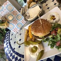 Oriental burger at Za Zaa - Petersgraben in Basel