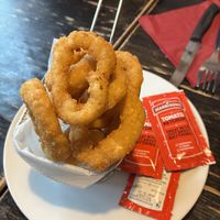 Vegan onion rings  at EATin'IT in Blarney