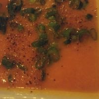 Fresh Carrot Ginger with freshly ground pepper. It was fabulous! at White Rabbit in Waterloo