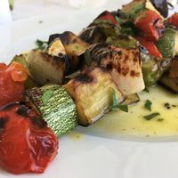 Souvlaki at Vassilikos in Santorini