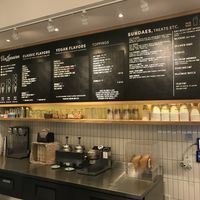 Menu board  at Van Leeuwen Ice Cream - Ludlow in New York City